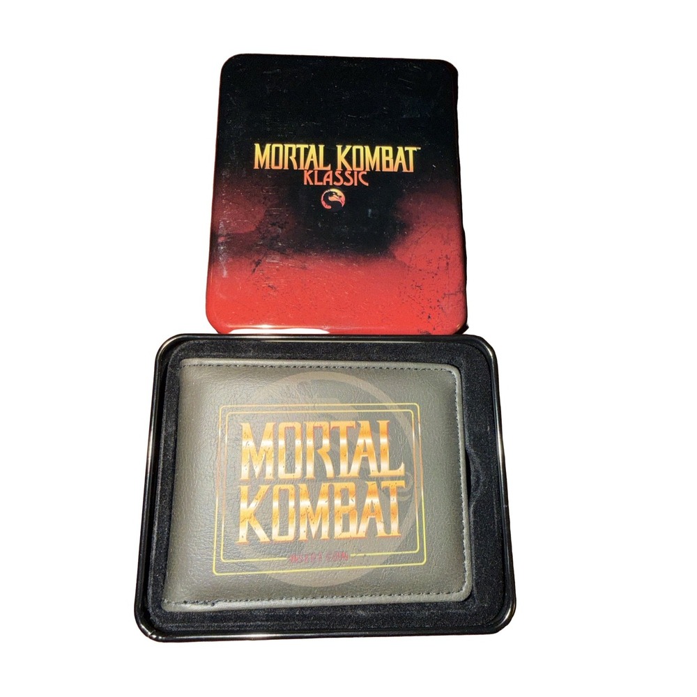 Buckle-Down Mortal Kombat Klassic Bifold Wallet Flawless Victory Collector Tin